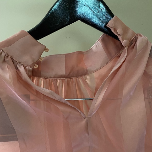 Translucent Pink Blouse size Small - Picture 2 of 3